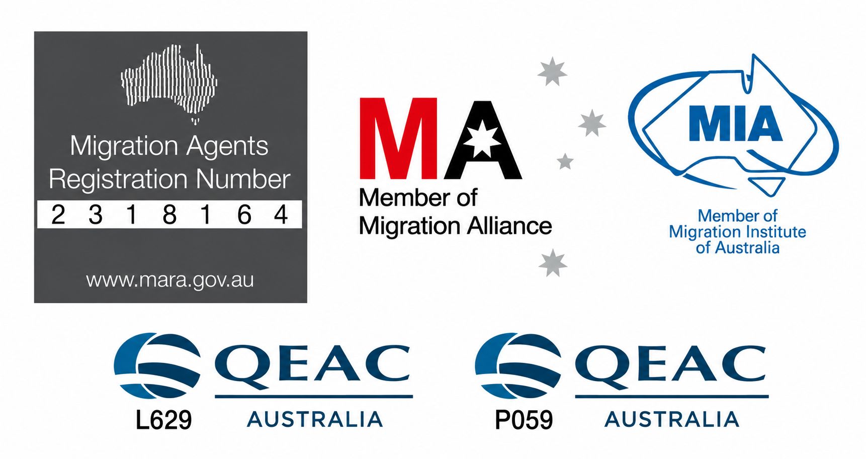 MARA Registration and Accreditation Badges